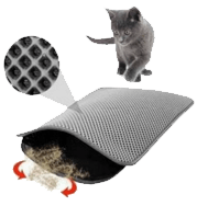 Gray Cat Mat