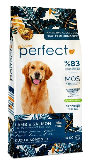 PERFECT ADULT DOG FOOD WIDTH SALMON 15 KG