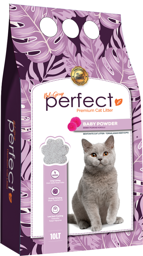 Bentonite Cat Litter With Baby Powder
